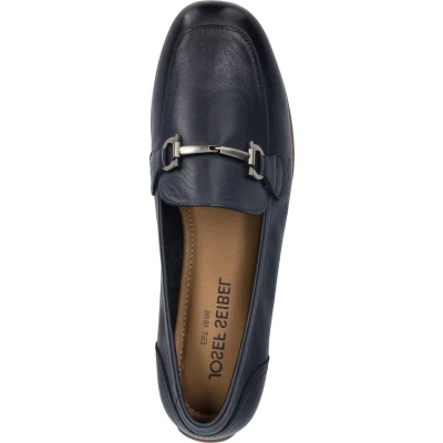Afbeelding van Josef Seibel Instappers, Dames, Maat: 36, Indigo Leer