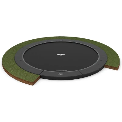 Afbeelding van BERG SPORTS Champion Flatground Trampoline 380 cm Rond Met AirFlow Pro TwinSpring Grijs
