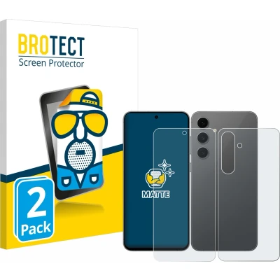 Afbeelding van BROTECT Screenprotector voor Samsung Galaxy S24 FE (Voor+Achter) Folie Beschermfolie matte (2 Stuks)