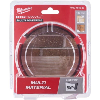 Afbeelding van MILWAUKEE 4932464936 BIG HAWG gatzaag multimateriaal 117 mm