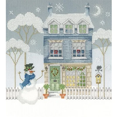 Afbeelding van Bothy Threads Karen Tye Bentley Home For Christmas borduren (pakket) XKTB01