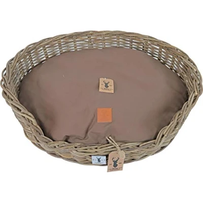 Afbeelding van Boony Est 1941 ligkussen ovaal basic brown 75 cm Gebr. de Boon