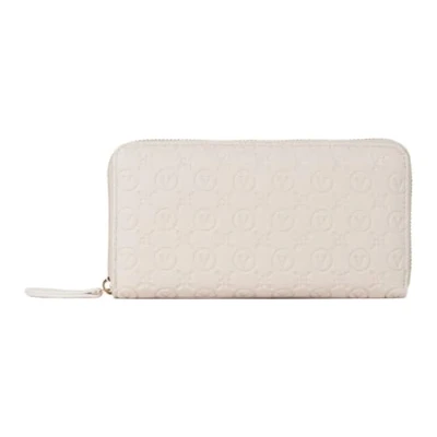Afbeelding van VALENTINO portemonnee Samba Re Zip Around Wallet Ecru crème