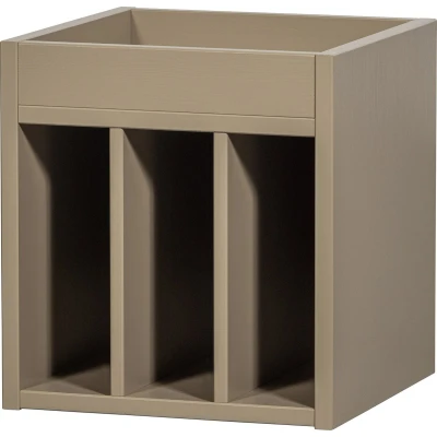 Afbeelding van WOOOD Turner Platenkast Grenen Mud 47x44x44