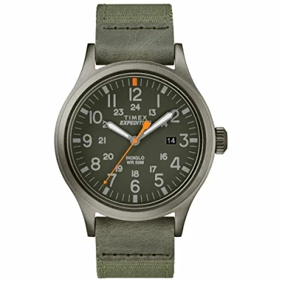 Afbeelding van Timex Expedition Scout Herenhorloge, 40 mm, Donkergroen