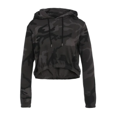 Afbeelding van Urban Classics Cropped Hoodie, Dames, Maat: Small, Dark