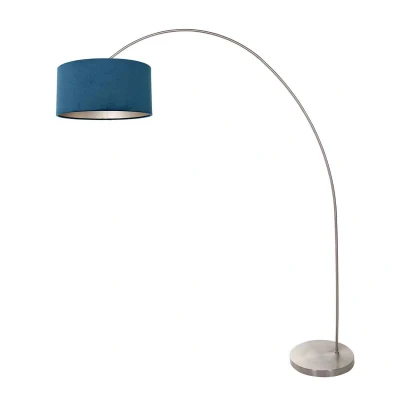 Afbeelding van Mexlite vloerlamp Solva staal metaal 3914ST