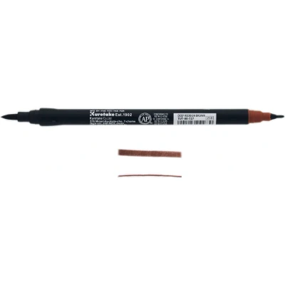 Afbeelding van ZIG Art &amp; Graphic Twin Tip brush marker Deep Reddish Brown