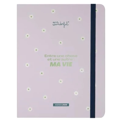 Afbeelding van Mr. Wonderful Office 2025 Weekplanner Tussen het ene en andere: mijn leven Met 8 vellen stickers zelfklevende notitieblokken