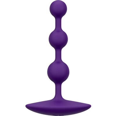 Afbeelding van Romp Break Amp Anale Kralen Flexibele Ketting met 3 Extra Licht een Kleinere Eindbal Brede Basis voor Veilig Gebruik 14 cm