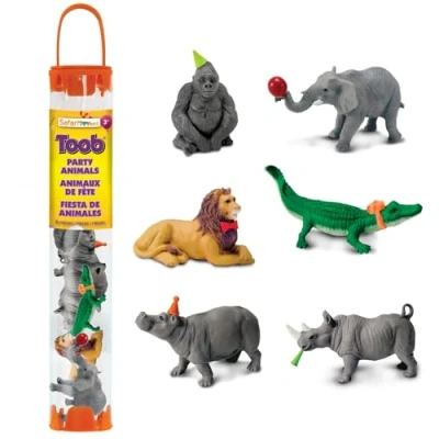 Afbeelding van Safari Speelfiguren Toob Set Party Animals