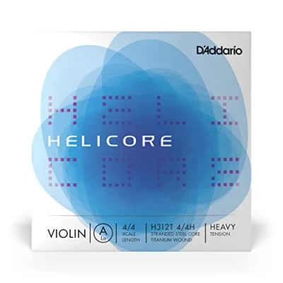 Image de D&#039;Addario H312T 4/4H Corde seule (La), violon Helicore, filet en titane, manche 4/4, Heavy