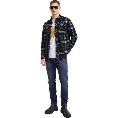 Afbeelding van G STAR CPO Regular Shirt Overhemd, Heren, Maat: XXL, Rinsed botan check