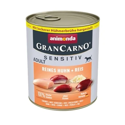 Afbeelding van 24x 800g animonda GranCarno Adult Sensitive Pure Kalkoen &amp; Aardappelen Honden Natvoer
