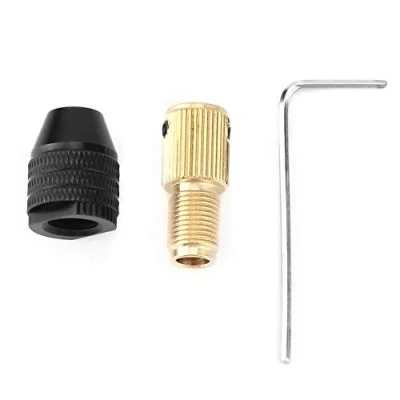 Afbeelding van Mini boorhouder met snelspanboor, adapter van 0,3 tot 3,4 mm, voor multifunctioneel gereedschap draaibaar (5 mm gat)