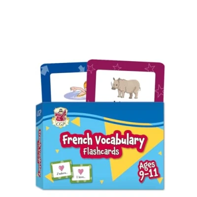 Afbeelding van CGP KS2 Activity Books and Cards French Vocabulary Flashcards for Ages 9 11 (with Free Online Audio)