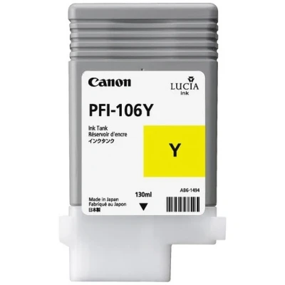 Image de Canon PFI 106 Y jaune originale réservoir d&#039;encre