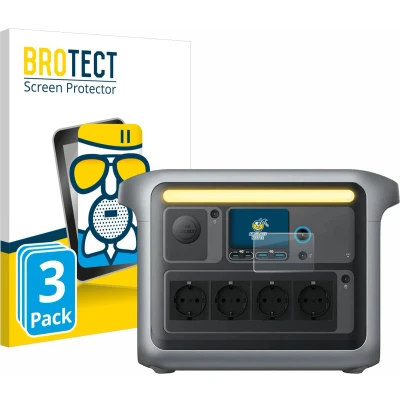 Afbeelding van BROTECT Screenprotector voor Anker SOLIX C1000X Folie Beschermfolie Beschermglas matte (3 Stuks)
