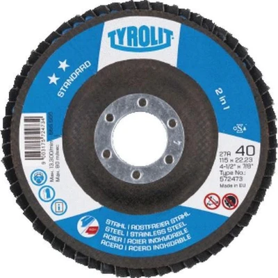 Afbeelding van Tyrolit 2in1 Lamellenschijf Standard 115 x 22,2 MM K80