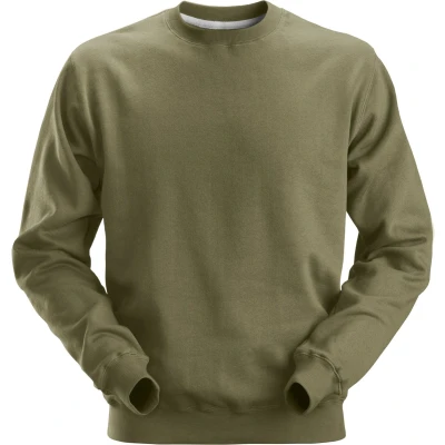 Afbeelding van Snickers 2810 Sweatshirt Khaki Groen/