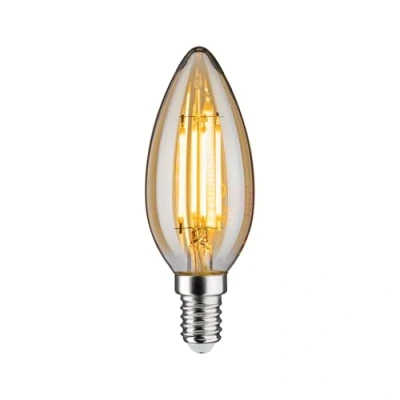 Afbeelding van Paulmann 28705 LED lamp Energielabel F (A G) E14 Kaars 4.7 W = 37 Goud (Ø x h) 35 mm 98 1 stuk(s)