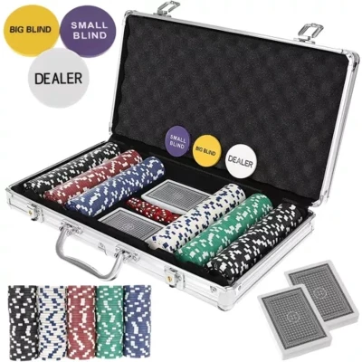 Afbeelding van Ruhhy Poker set van 300 fiches in een HQ koffer