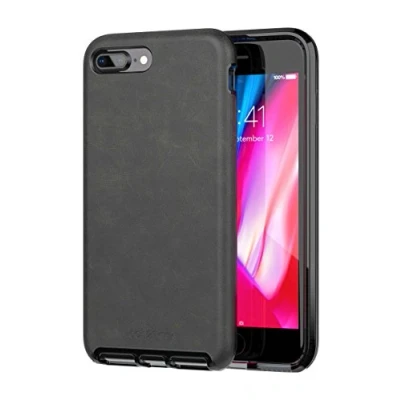 Afbeelding van Tech21 Evo Luxe Premium Vegan Leather Apple iPhone 8 Plus / 7 Black
