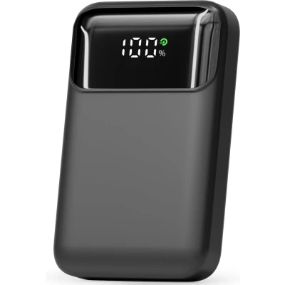 Afbeelding van Strex Powerbank 12.000 mAh 22.5W Snellader USB A/USB C LED Indicatie Universele geschikt voor o.a. iOS/Android