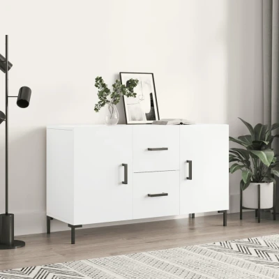 Afbeelding van Dressoir 100x36x60 cm bewerkt hout wit
