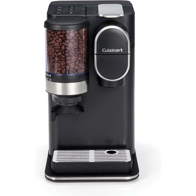 Afbeelding van Cuisinart DGB2E One Cup Grind &amp; Brew, koffiezetapparaat van boon tot gefilterde koffie, afneembare accessoires, vaatwasmachinebestendig, 3 verschillende kopvolumes [225,285, 340 ml]