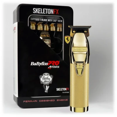 Afbeelding van Babyliss PRO 4Artists Skeleton Trimmer Full Metal Goud Haibu by Kapperskorting.com
