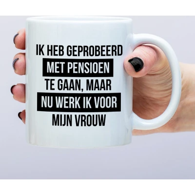 Afbeelding van Mok Geprobeerd Met Pensioen Te Gaan
