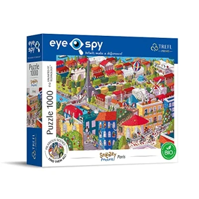 Afbeelding van Trefl Prime Eye Spy Sneaky Peakers Parijs puzzel 1000 stukjes