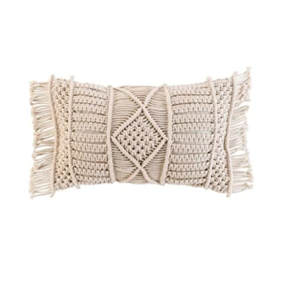 Afbeelding van Casativo, Decoratieve kussens, Macramé kussenhoes (30 x 50 cm)