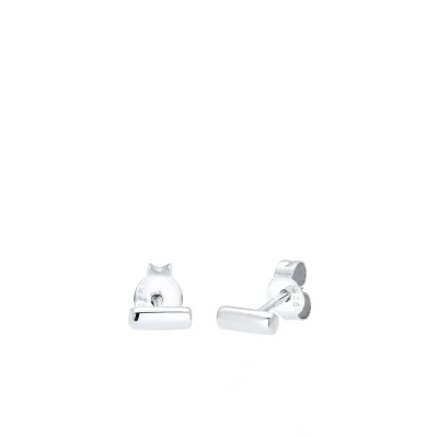 Afbeelding van Elli Basic Oorbellen, Dames, Maat: One Size, Silver