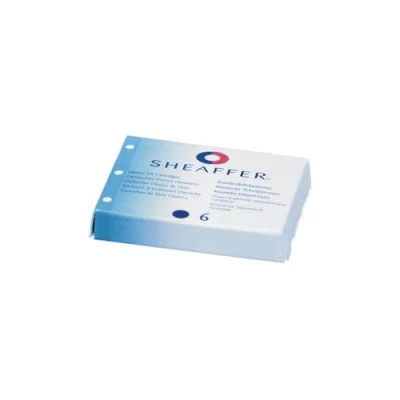 Afbeelding van Sheaffer Classic 96223 Originele vulpenvullingen, compatibel met alle Shaeffer standaard vulpennen, blauw, 6 stuks