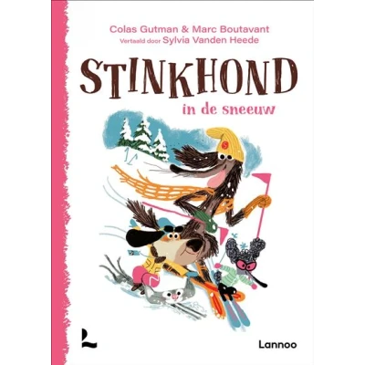 Image de Stinkhond in de sneeuw