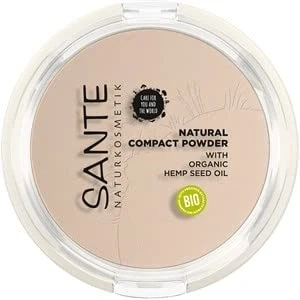 Afbeelding van Sante Natural Compact Powder Poeder, Dames, Maat: 9 g, 02 neutral beige