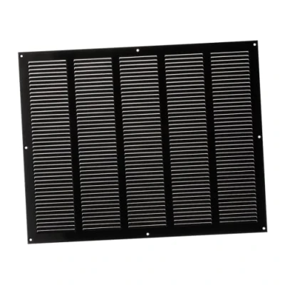 Afbeelding van Ventilatierooster, zwart, metaal, 500 x 400 mm