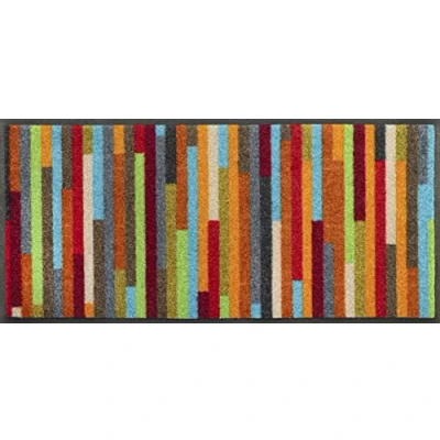 Afbeelding van wash+dry Tapijt, Mikado Stripes 35 x 75 cm, binnen en buiten, wasbaar