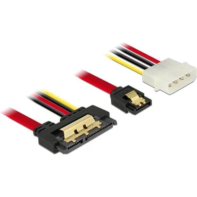 Afbeelding van DeLOCK SATA 7 pin + Molex 4 power plug &gt; 22