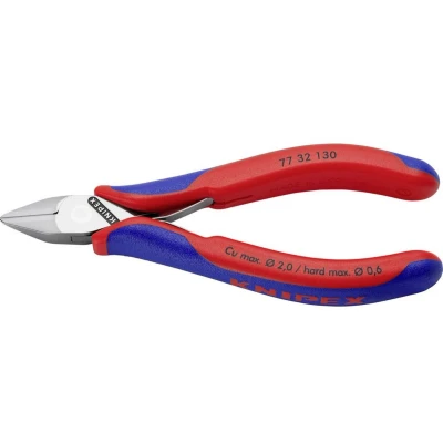 Afbeelding van Knipex, Zijsnijders, 77 32 130 Elektronicasnijder met meer componentengrepen mm (129 mm)