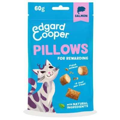 Afbeelding van Edgard &amp; Cooper Pillows Salmon 60 gr Kattensnack