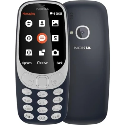 Afbeelding van Nokia Vodafone 3310 2G 16 GB mobiele telefoon (2,4 inch kleurendisplay, 2 MP camera, bluetooth, radio, mp3 speler, dual sim) donkerblauw