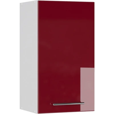Afbeelding van Vicco Badkamerkast Fame Line, Bordeauxrode hoogglans/Wit, 40 x 72 cm