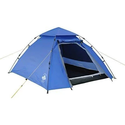 Afbeelding van Lumaland Koepeltent Quick Up System Outdoor Blauw 3 Persoons
