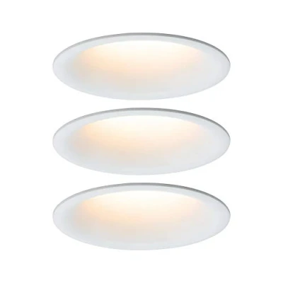 Afbeelding van Paulmann LED inbouwlamp voor badkamer Set van 3 stuks 18 W