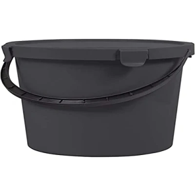 Afbeelding van Plast Team Berry Emmer met deksel Donkergrijs / 10L