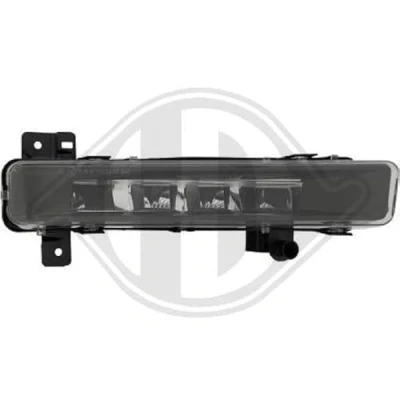 Afbeelding van DIEDERICHS 1226089 Mistlampen zwart Links BMW: 5 Saloon