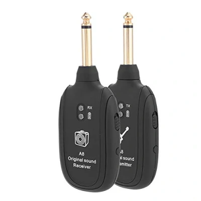 Afbeelding van Gitaarzender en ontvanger, Viool bas draadloze audio transmissiesysteem